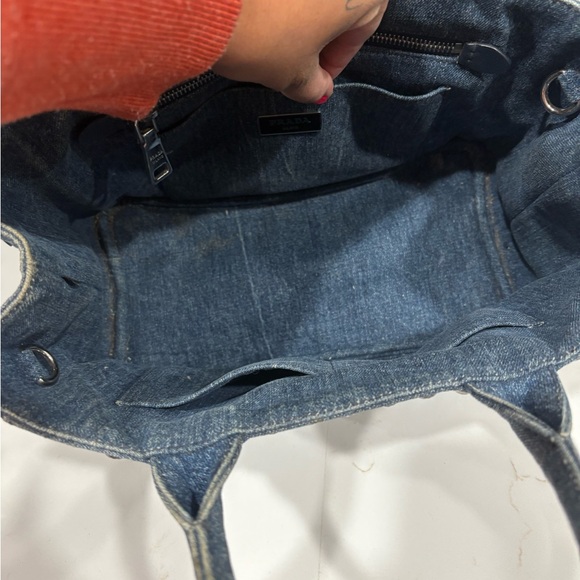 Prada denim and rhinestone tote! - Picture 4 of 6